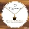 Bixorp Gems Tijgeroog Zonnevlecht Chakra Ketting Met Sterretje - 18 Karaat Verguld Goud & Roestvrij Staal - 36cm + 8cm Verstelbaar -Liora Luxe Winkel 1200x1200 277