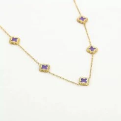 Bijoutheek Collier Klavers Gekleurd Rood 9 Bijoutheek Collier Klavers Gekleurd Rood -Liora Luxe Winkel 1200x1200 315