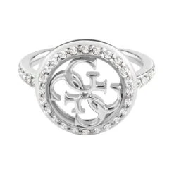 Guess Denk Dat De Dame Van De Damesring Roestvrij Staal Zirkonia 58 Zilver 32023456