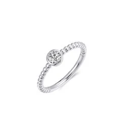 Gisser Jewels - Ring - Zilver - Zirconia - 5 Mm