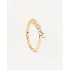 PD Paola Dames Dames Ringen 925 Sterling Zilver Zirconia 50 Goud 32022648