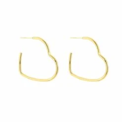 Bijoutheek Oorknoppen Hart Gold