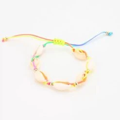 Bijoutheek Armband (sieraad) Schelpen Gold Balls Multi