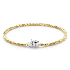 TI SENTO - Milano Armband 23023SY - Zilveren Dames Armband - Maat M