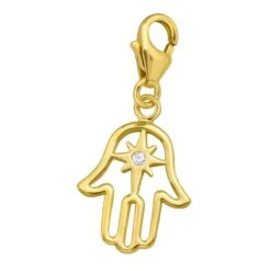 Gold Plated Hamsa Bedel