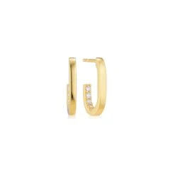 SIF JAKOBS JEWELLERY CAPIZZI PICCOLO EARRING SJ-E42210-CZ-YG