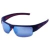 Apeirom Avior Sportbril - TR-90 Ultra Zwart Frame - TPE Rood Extra Soft Neusvleugel En Pootjes - UV400 - TAC 1.1mm True Ice Blue Anti Scratch Lens