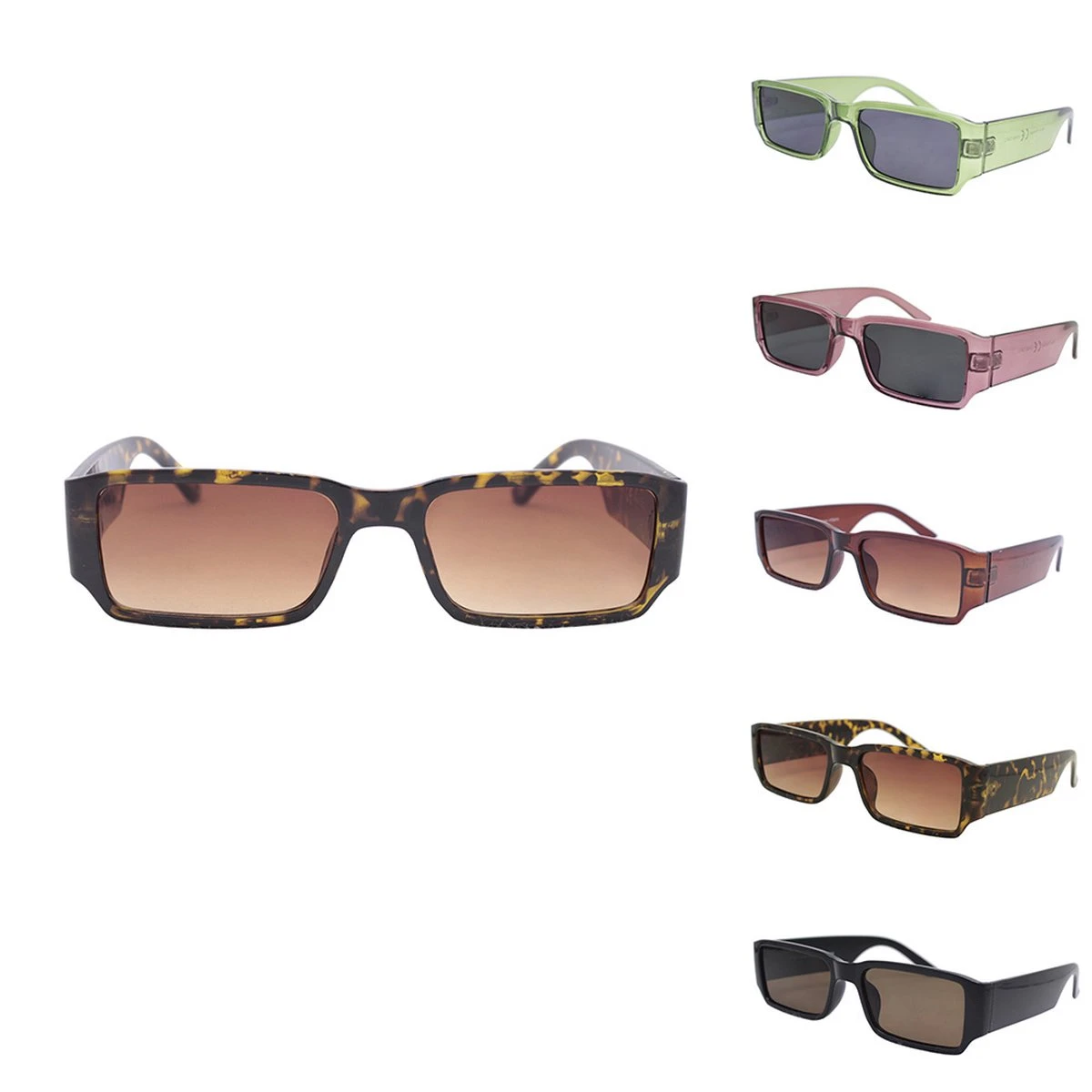 Sun Fun Retro Zonnebril - Premium Zonnebril - Dames & Heren - Trendy & Cool - Festival Zonnebril - UV400 - Unisex 4 Sun Fun Retro Zonnebril - Premium Zonnebril - Dames & Heren - Trendy & Cool - Festival Zonnebril - UV400 - Unisex - Afbeelding 2