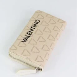 Valentino Bags Portemonnee / Wallet / Portefeuille Dames - Ritsportemonnee - Jelly - Imitatieleer - Beige -Liora Luxe Winkel 1200x1200 715