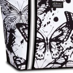 Fabrizio Strandtas Butterfly Zwart/Wit 6 Fabrizio Strandtas Butterfly Zwart/Wit -Liora Luxe Winkel 1200x1200 726