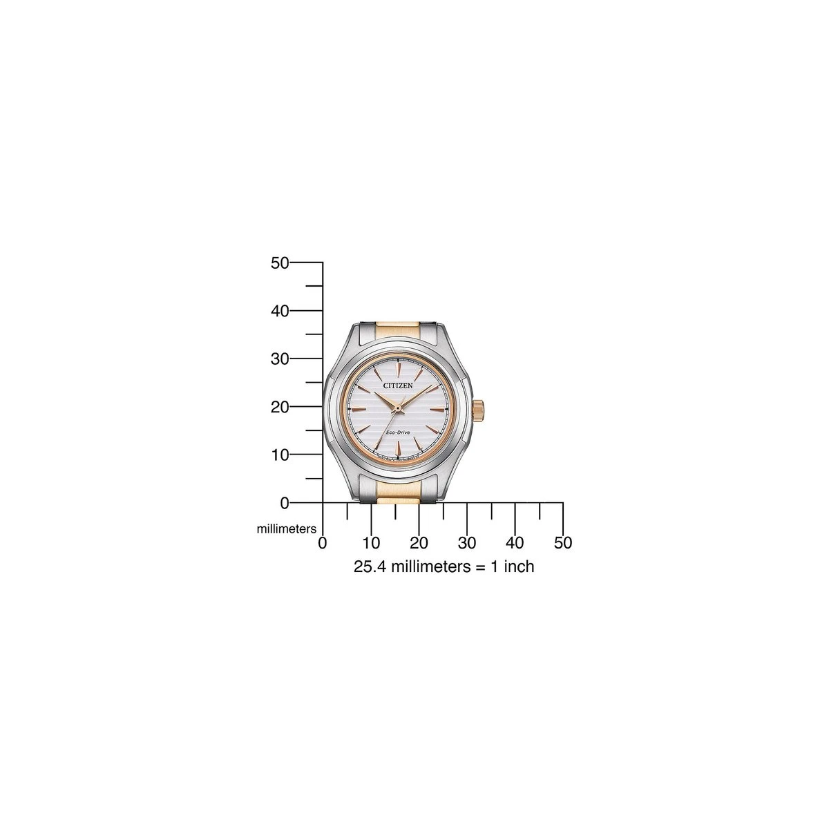 Citizen FE2116-85A Horloge - Staal - Multi - Ø 32 Mm 9 Citizen FE2116-85A Horloge - Staal - Multi - Ø 32 Mm - Afbeelding 7
