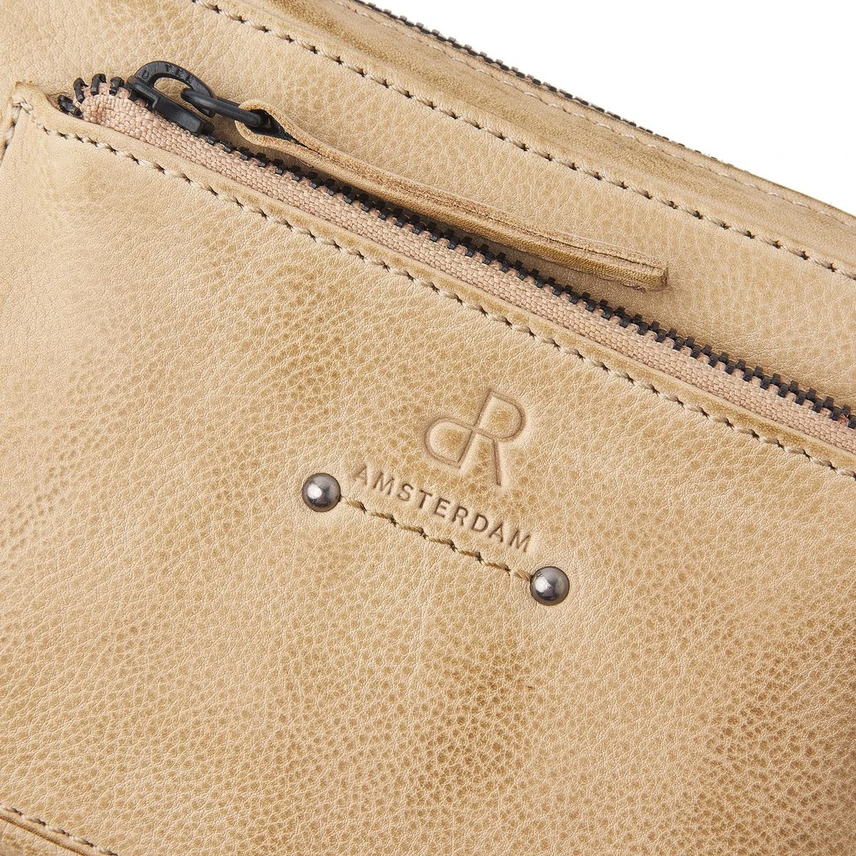 DR Amsterdam Schoudertas - Tampa - Beige 4 DR Amsterdam Schoudertas - Tampa - Beige - Afbeelding 2