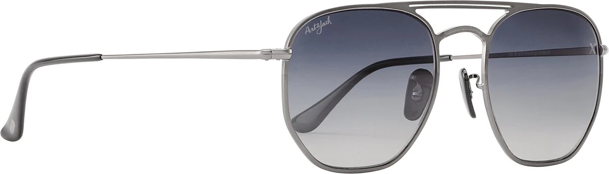 Art&Jack Zonnebril Unisex Zilverkleurig | Blauw ZO-0229D X-collection 4 Art&Jack Zonnebril Unisex Zilverkleurig | Blauw ZO-0229D X-collection - Afbeelding 2