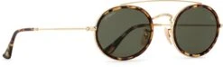 Art&Jack Zonnebril Unisex Goud/havana | Groen ZO-0225A X-collection