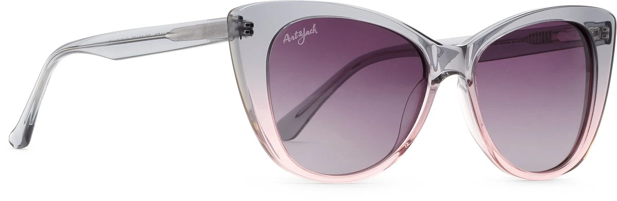 Art&Jack Zonnebril Unisex Roze | Paars ZO-0242B Verona 4 Art&Jack Zonnebril Unisex Roze | Paars ZO-0242B Verona - Afbeelding 2