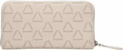 Valentino Bags Portemonnee / Wallet / Portefeuille Dames - Ritsportemonnee - Jelly - Imitatieleer - Beige -Liora Luxe Winkel 1200x497