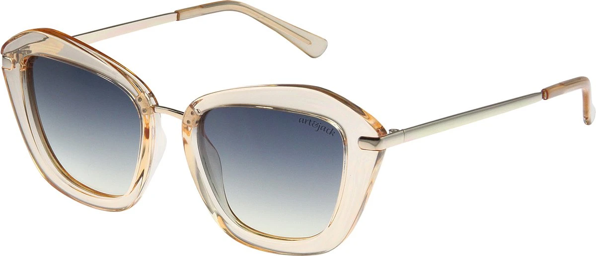 Art&Jack Zonnebril Unisex Roze | Grijs ZO-0033B Via Torino 4 Art&Jack Zonnebril Unisex Roze | Grijs ZO-0033B Via Torino - Afbeelding 2