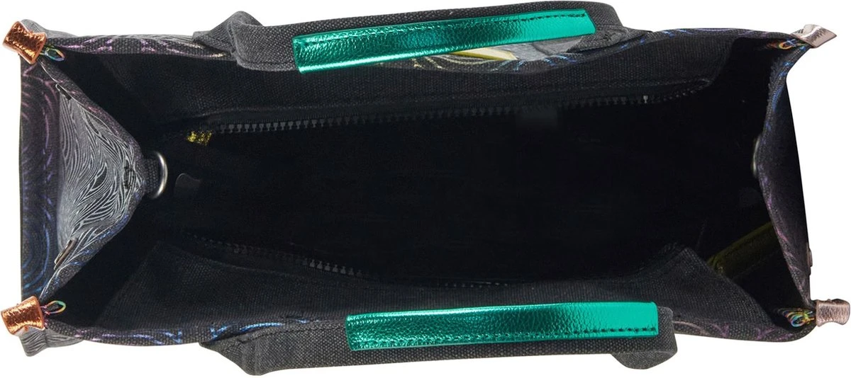 Kurt Geiger Schoudertassen Dames / Handtas - Fantasie - Canvas - Smallsouthbankto1 - Zwart 5 Kurt Geiger Schoudertassen Dames / Handtas - Fantasie - Canvas - Smallsouthbankto1 - Zwart - Afbeelding 3