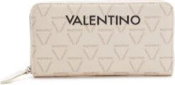 Valentino Bags Portemonnee / Wallet / Portefeuille Dames - Ritsportemonnee - Jelly - Imitatieleer - Beige -Liora Luxe Winkel 1200x587