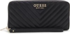 GUESS Adam Dames Ritsportemonnee Kunstleer - Zwart -Liora Luxe Winkel 1200x588