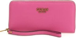 Guess Zed SLG Large Zip Around Dames Portemonnee - Fuchia/Pink