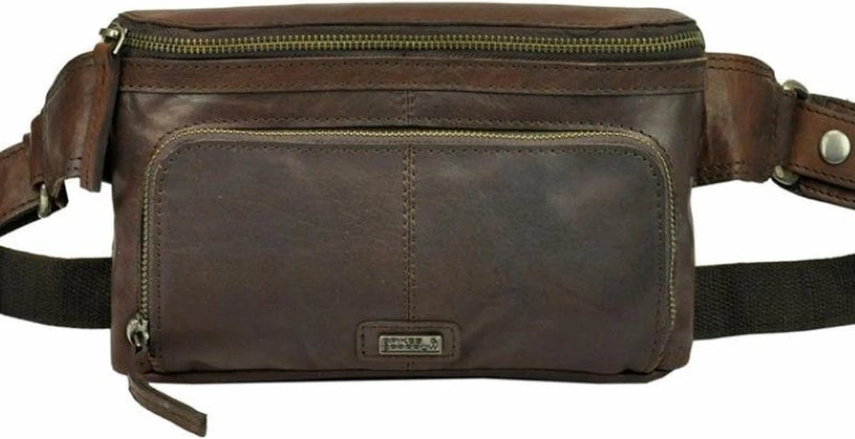 Spikes En Sparrow Heuptas Beltbag Donker Bruin 6 Spikes En Sparrow Heuptas Beltbag Donker Bruin - Afbeelding 4