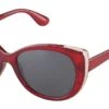 Zonnebril Dames - Glitter - Glazen 57 Mm - Rood -Liora Luxe Winkel 1200x616 2