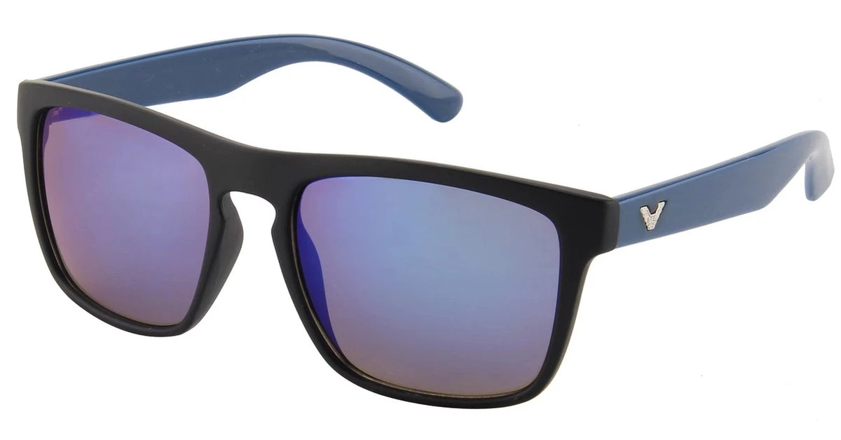 Zonnebril - Spiegelglazen 56 Mm - Blauw 3 Zonnebril - Spiegelglazen 56 Mm - Blauw