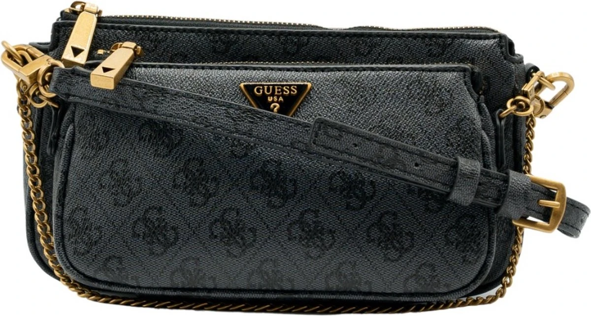 Guess Hensely G Logo Bucket Schoudertas 3 Guess Hensely G Logo Bucket Schoudertas