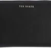 Ted Baker Dames Ritsportemonnee Leer - Zwart