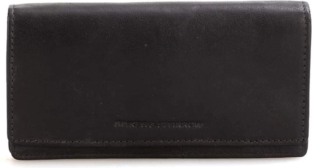 Spikes En Sparrow Portemonnee RFID Zwart 3 Spikes En Sparrow Portemonnee RFID Zwart