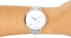 OOZOO Timepieces - Zilverkleurige Horloge Met Zilverkleurige Roestvrijstalen Armband - C11120 -Liora Luxe Winkel 1200x648 3