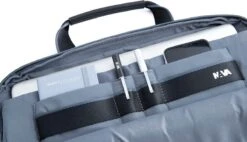 Nava Design Cross Briefcase Slim Schoudertas 15.6'' Black/Grey -Liora Luxe Winkel 1200x690 3