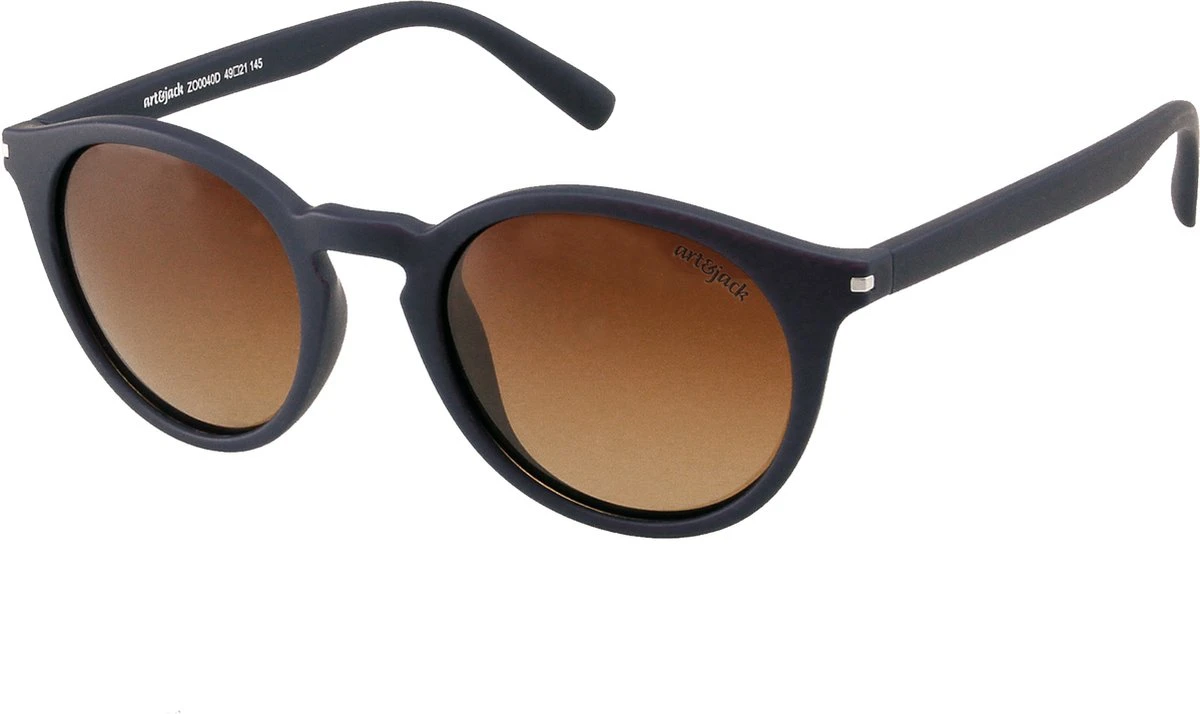 Art&Jack Zonnebril Unisex Blauw | Bruin ZO-0040D Fort Mason 4 Art&Jack Zonnebril Unisex Blauw | Bruin ZO-0040D Fort Mason - Afbeelding 2