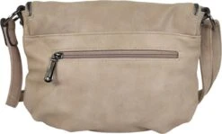 Flora&Co - Paris - Crossbody Tas Met Flap - Handig Opbergvak In Flap - Soft - Beige Taupe -Liora Luxe Winkel 1200x725 1