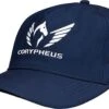 Corypheus Navy Water Repellent Cap -Liora Luxe Winkel 1200x726 1