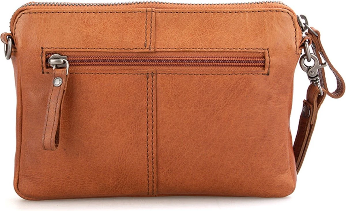 Spikes & Sparrow Crossbody Schoudertas/Clutch Brandy 5 Spikes & Sparrow Crossbody Schoudertas/Clutch Brandy - Afbeelding 3