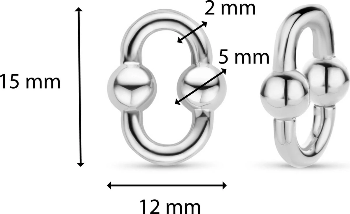 TI SENTO - Milano Oorbedels 9259SI - Zilveren Dames Oorbedels 7 TI SENTO - Milano Oorbedels 9259SI - Zilveren Dames Oorbedels - Afbeelding 5