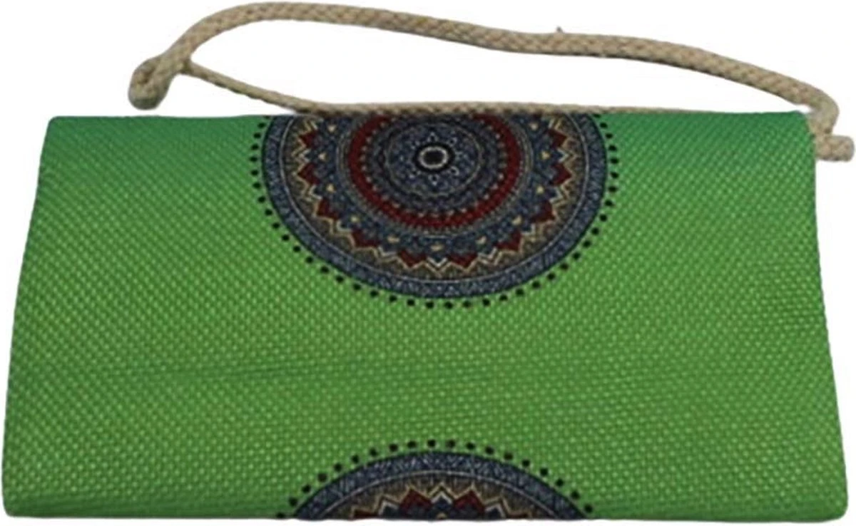 Strandtas Shopper Weekendtas Met Rits Multi Groen 4 Strandtas Shopper Weekendtas Met Rits Multi Groen - Afbeelding 2