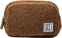 Brisby - Heuptas - Waistbag - Buideltasje - Festivaltas - Fleece - Teddy - Bruin