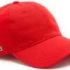 Lacoste - Uniseks Cap Rood - Biologische Katoenen Twill -Liora Luxe Winkel 1200x758 1