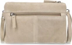 Sacha - Beige Suède Schoudertas -Liora Luxe Winkel 1200x760