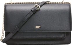 DKNY Bryant LG Flap Shoulder Bag Dames Schoudertas - Zwart