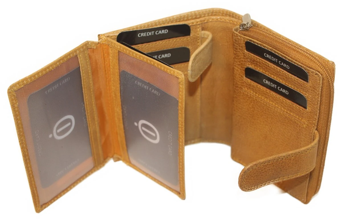 Rits Portemonnee 339VI Yellow 4 Rits Portemonnee 339VI Yellow - Afbeelding 2