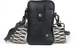 Zwart Telefoontasje / Schoudertasje Oviedo