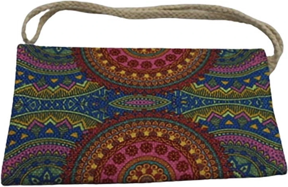 Strandtas Shopper Weekendtas Met Rits Multi Roze 4 Strandtas Shopper Weekendtas Met Rits Multi Roze - Afbeelding 2