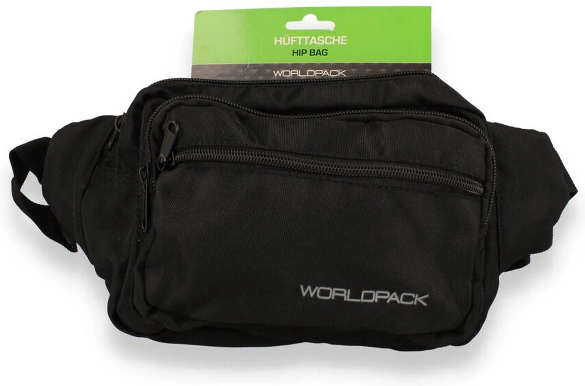 Worldpack Heuptas Zwart 8 Worldpack Heuptas Zwart - Afbeelding 6