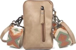 Taupe Telefoontasje / Schoudertasje Oviedo -Liora Luxe Winkel 1200x792 2