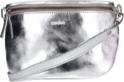 Sacha - Metallic Zilverkleurige Crossbody Bag