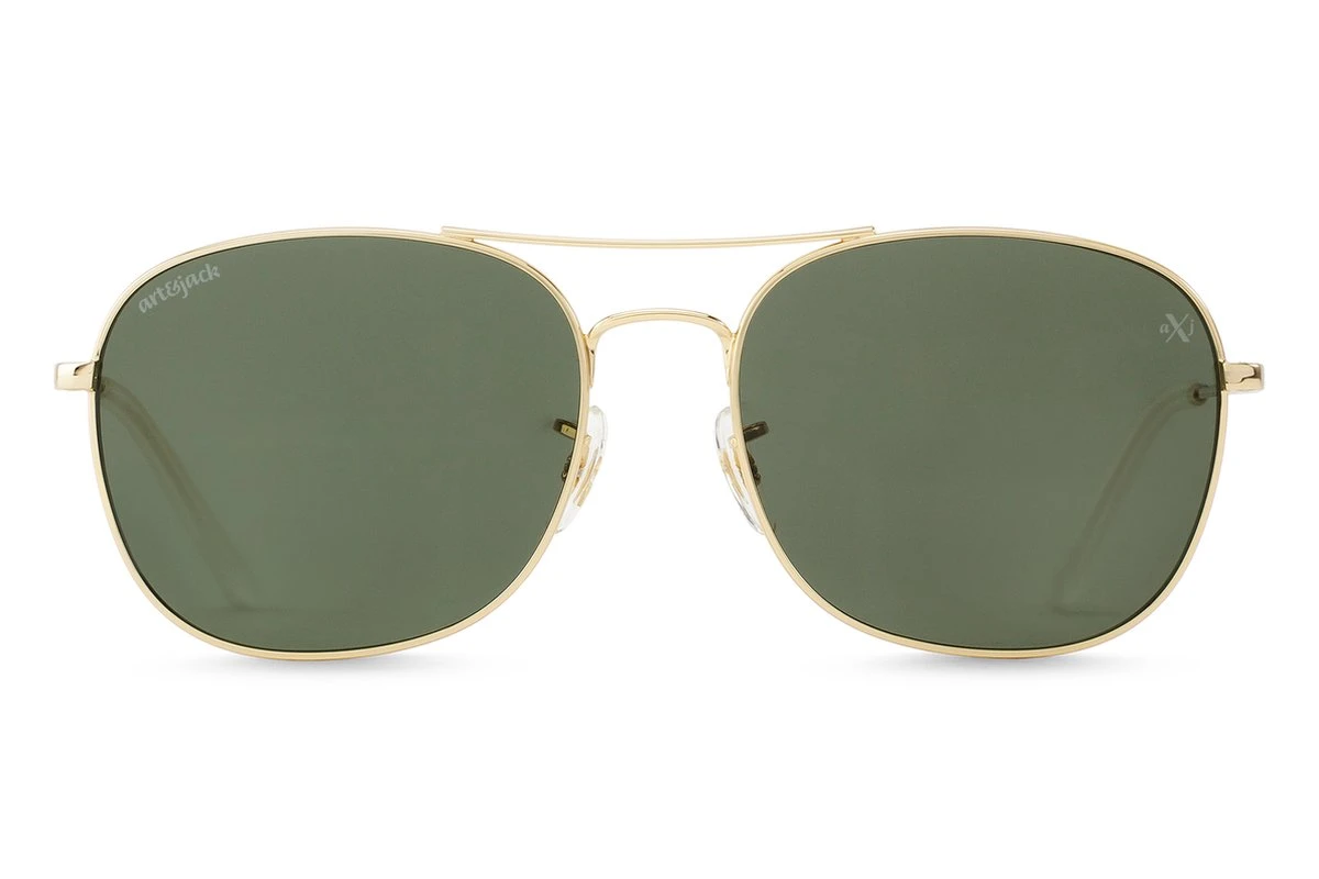 Art&Jack Zonnebril Unisex Goudkleurig | Groen ZO-0228A X-collection 3 Art&Jack Zonnebril Unisex Goudkleurig | Groen ZO-0228A X-collection
